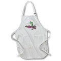 Apron - Funny Cute Sea Turtle Riding Purple Squid Beach Cartoon Funny