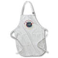 Apron - Blue deer, plants. Merry Christmas. Happy New Year. Seasons greetings Alexis Design - Holidays Christmas And New Year