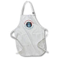 Apron - Blue owl, plants. Merry Christmas. Happy New Year. Seasons greetings Alexis Design - Holidays Christmas And New Year
