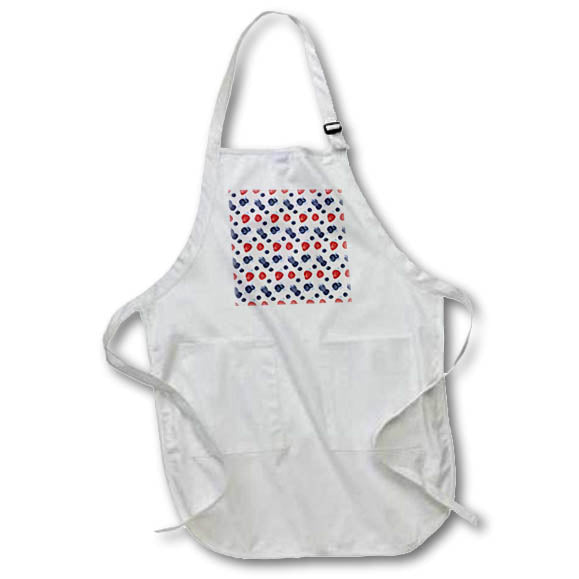 Apron - Pattern of strawberries, huckleberries, raspberries, blackberries Alexis Design - Pattern Berries