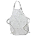 Apron - Pattern of chic decorative snowflakes of pastel color on white Alexis Design - Pattern Christmas New Year