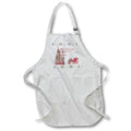 Apron - Girl by the Christmas tree and gifts. Merry Christmas, my love Alexis Design - Holidays Christmas