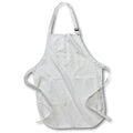 Apron - Pattern of snowflakes, stars of gray, yellow colors. Winter snowfall Alexis Design - Pattern Christmas New Year