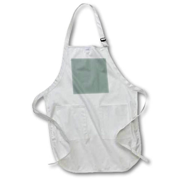 Apron - Image of Large Square Sage Gray Muted Green Designer Color lens Art by Florene - Fall And Winter 2022 Colors