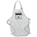 Apron - Image of Diploma on Gradute, Grad Paper, Class of 2022, Black, White Graduation Design