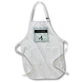 Apron - Image of Diploma on Gradute, Grad Paper, Class of 2022, Green Graduation Design