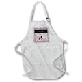 Apron - Image of Diploma on Gradute, Grad Paper, Class of 2022, Red, Pink Graduation Design