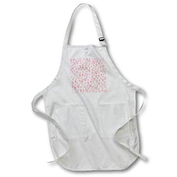 Apron - Red hearts Valentines