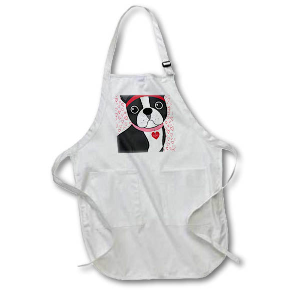 Apron - Boston Terrier Valentine Valentines