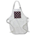 Apron - Gothic Skulls and Flowers Witch Decor