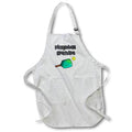 Apron - Cute Funny Pickleball Grandpa Sports Cartoon Old Grandfather Sports and Hobbies