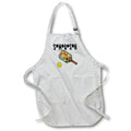 Apron - Cute Funny Pickleball Paddle Smash Sports Cartoon Old Age Sports and Hobbies