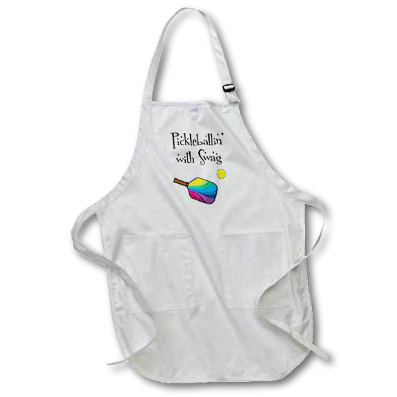 Apron - Funny Pickleballin with Swag Cool Paddle Pickleball Sports Sports and Hobbies