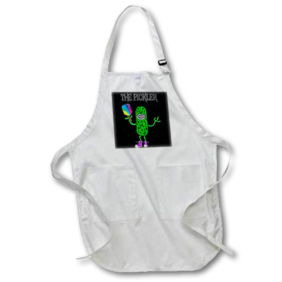Apron - Funny Pickle Playing Pickleball the Pickler Monster Sports Sports and Hobbies