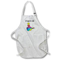 Apron - Funny Ill Dink to that Pickleball Paddle with Wine Glass Pun Sports and Hobbies