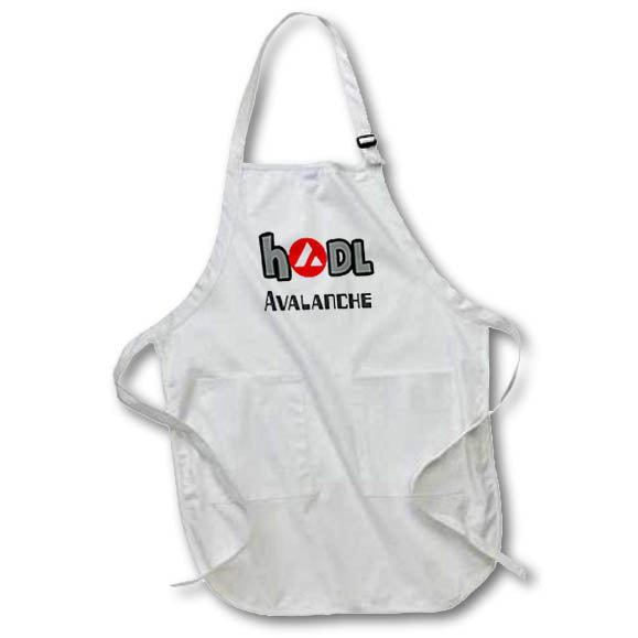 Apron - Funny HODL Avalanche Cryptocurrency with AVAX Crypto Coin Crypto