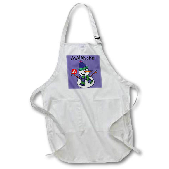 Apron - Funny Avalanche Cryptocurrency Snowman AVAX Crypto Coin Crypto