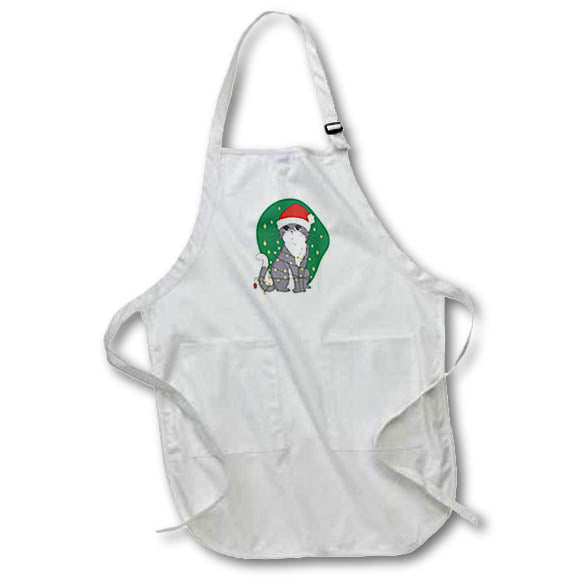Apron - Christmas Funny Cat Christmas