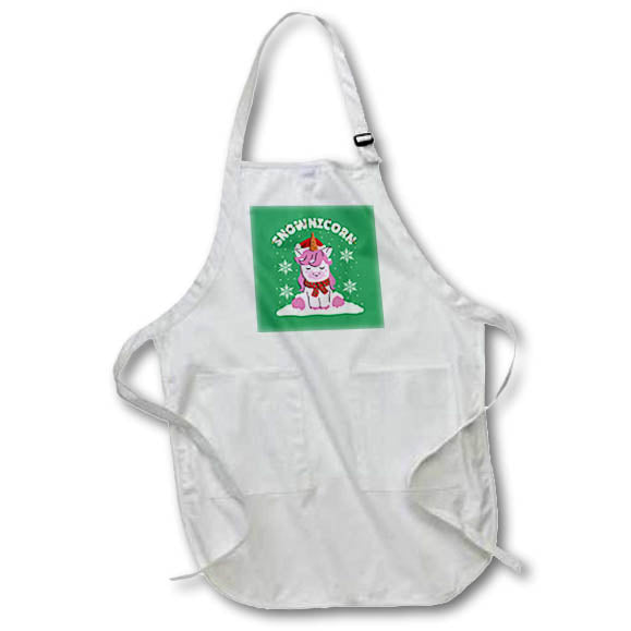 Apron - Christmas Unicorn Snowicorn Christmas