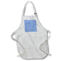 Apron - Blue On Blue Flourish Pattern Patterns