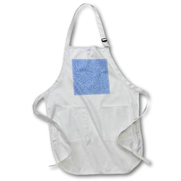 Apron - Blue On Blue Flourish Pattern Patterns