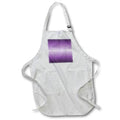 Apron - Purple Image Of Gradient Scallops Pattern Patterns