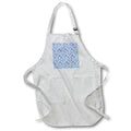 Apron - Pretty Blue Image Of Jewel Hearts Pattern Patterns