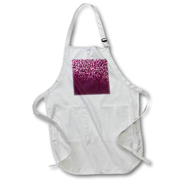 Apron - Glam Pink Bokeh and Image Of Glitter Patterns