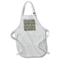 Apron - Chic Green Image Of Glitter Lined Chevron Stripes Pattern Patterns