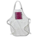 Apron - Glam Pink and Black Tiger Stripes Pattern Patterns