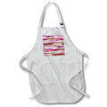 Apron - Glam Pink and Image Of Gold Image Of Brush Strokes Pattern Patterns