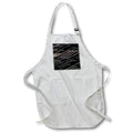 Apron - Image of Photo Of Dancing Black And White Lights lens Art by Florene - Trendy Black And White