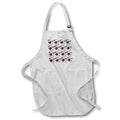 Apron - Pattern of musical instruments, accordion, tambourine, castanets Alexis Design - Pattern Music