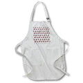 Apron - A funny pattern of dwarf musicians or jazz band on beige background Alexis Design - Pattern Music