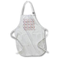 Apron - A funny pattern of dwarf musicians, musical instruments on beige Alexis Design - Pattern Music