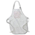 Apron - Christmas pattern of red gift stockings, spruce branches on white Alexis Design - Pattern Christmas New Year