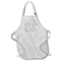 Apron - Christmas pattern of red gift stockings, lollipops on white Alexis Design - Pattern Christmas New Year