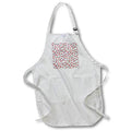 Apron - Funny Christmas pattern of gift packages, reindeers, snowflakes Alexis Design - Pattern Christmas New Year