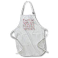 Apron - Funny Christmas pattern of gift stockings, reindeers, spruce trees Alexis Design - Pattern Christmas New Year