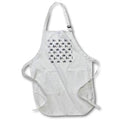 Apron - Christmas pattern of black spruce tree, half-moon, snowflake Alexis Design - Pattern Christmas New Year