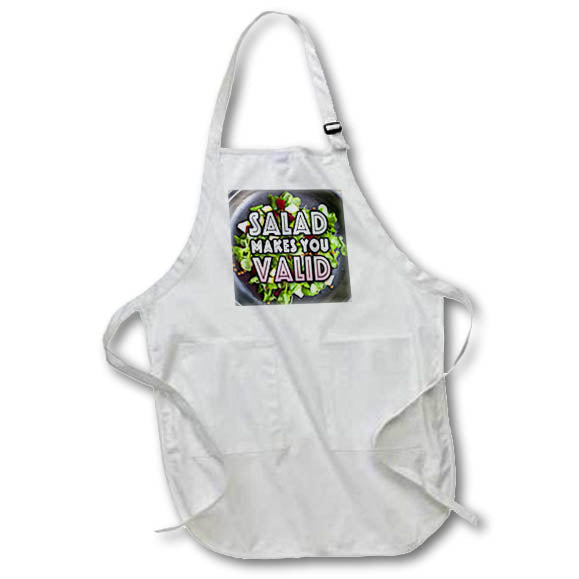 Apron - Image of Words Salad Makes You Valid On Salad Picture – Food