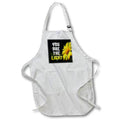 Apron - Image of Words You Are The Light On Black Picture With Sunflower – Inspirational Sayings