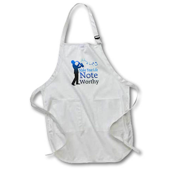 Apron - Image of Words Make Your Life Note Worthy With Musician – Music