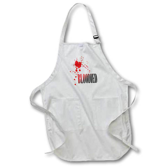 Apron - Image of Word Bloodied With Blood Stain – Power Words