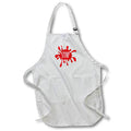 Apron - Image of Word Stop On Red Splash Graphic – Power Words