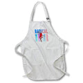 Apron - Image of Word Radical With Stripes and Woman Silhouette – Charisma