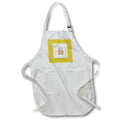Apron - Image of 2022 Balloon Numbers, Cap and Diploma, Star Design, Gold Graduation Design