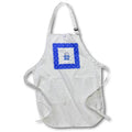 Apron - Image of 2022 Balloon Numbers, Cap and Diploma, Star Design, Blue Graduation Design