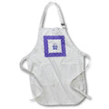 Apron - Image of 2022 Balloon Numbers, Cap and Diploma, Star Design, Purple Graduation Design