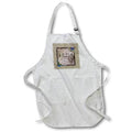 Apron - Image of Law School Graduation, Vintage Tassel, Scale, Flowers, Keys Graduation Design